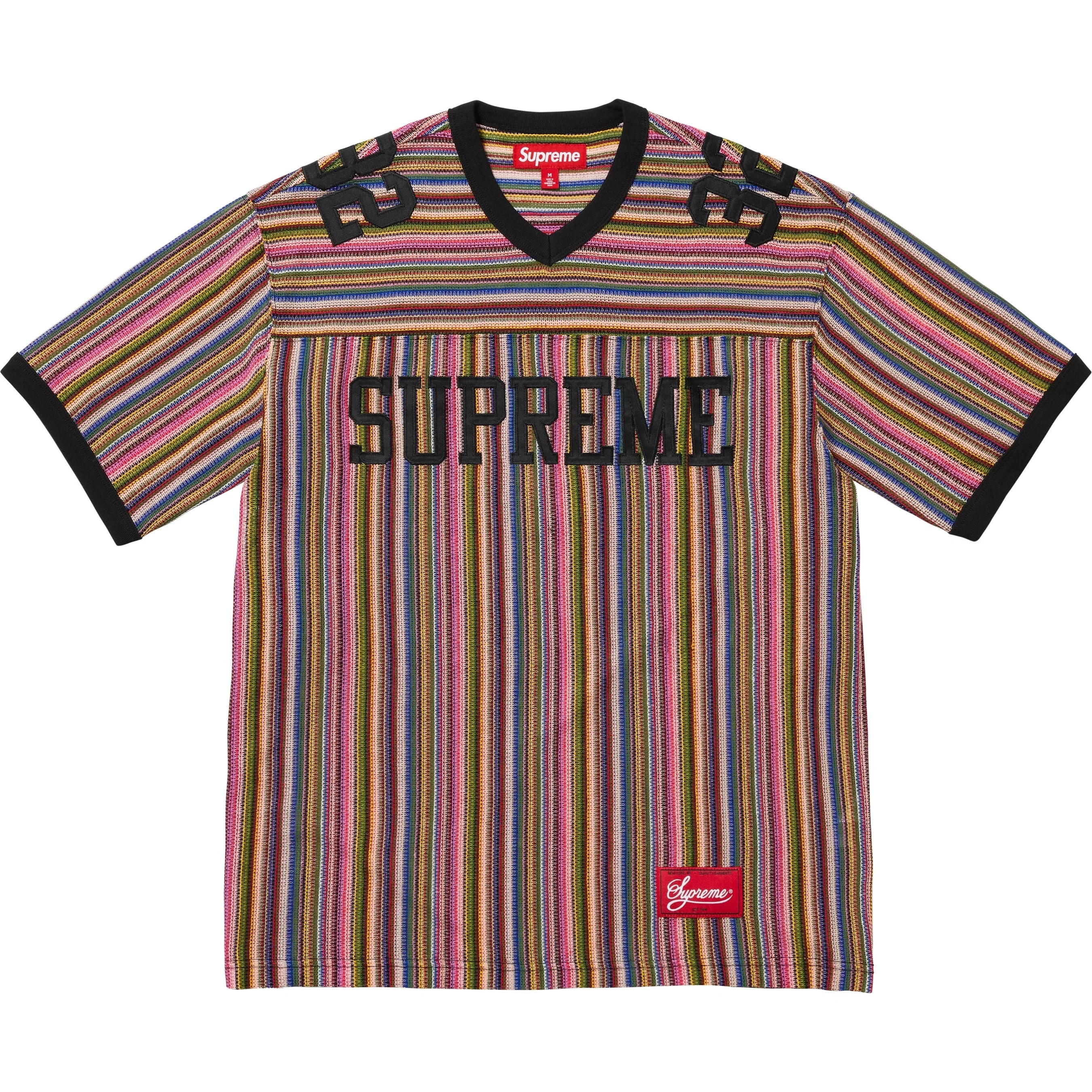 Open Knit Football Top view 4